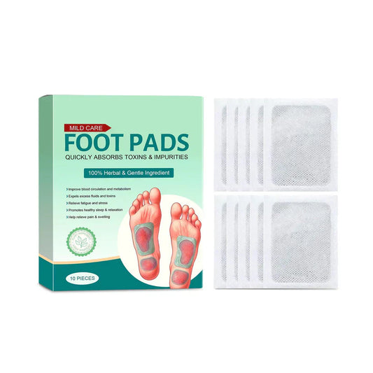 100% Merbal & Gentle Ingredient Detox Foot Pads (1 BOX = 20 PATCHES-BUY 1 GET 1 FREE)