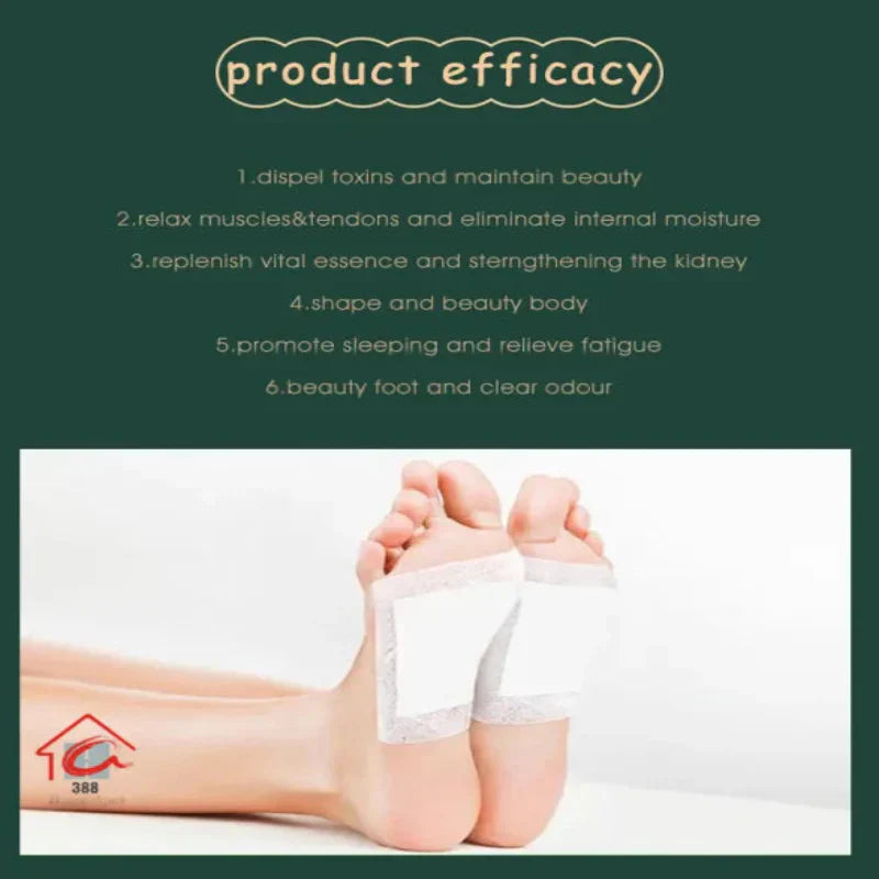 100% Merbal & Gentle Ingredient Detox Foot Pads